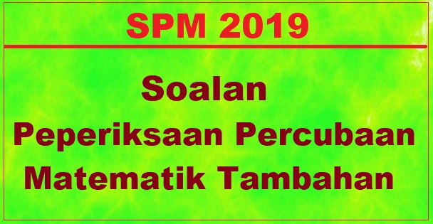 Soalan Percubaan Pendidikan Moral Spm 2019